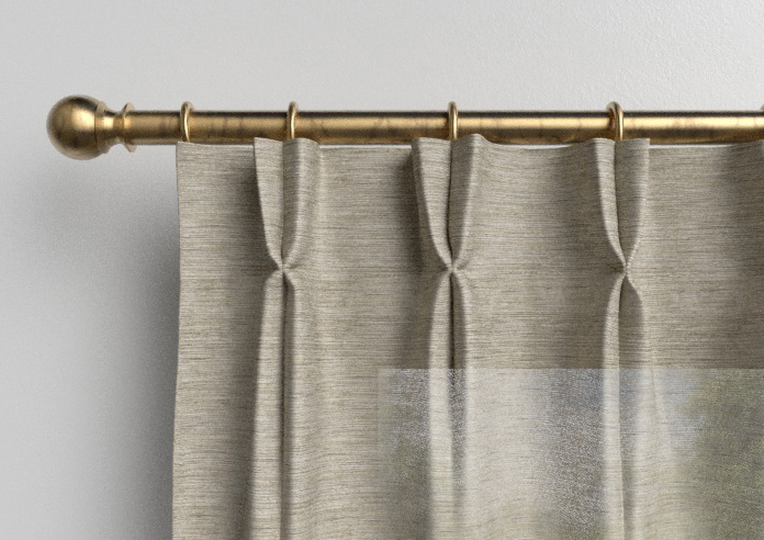 Sahara Voile, Metallic Sand - Made to Measure Curtains - Image 10
